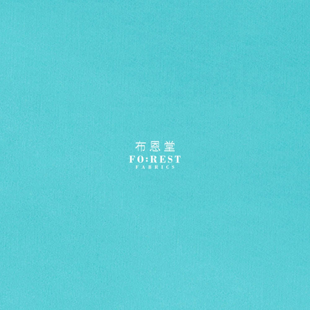 Minky - Solid Fabric Aqua Cotton
