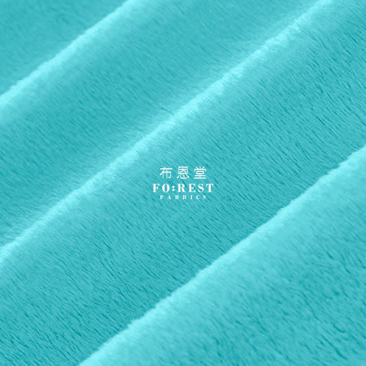 Minky - Solid Fabric Aqua Cotton