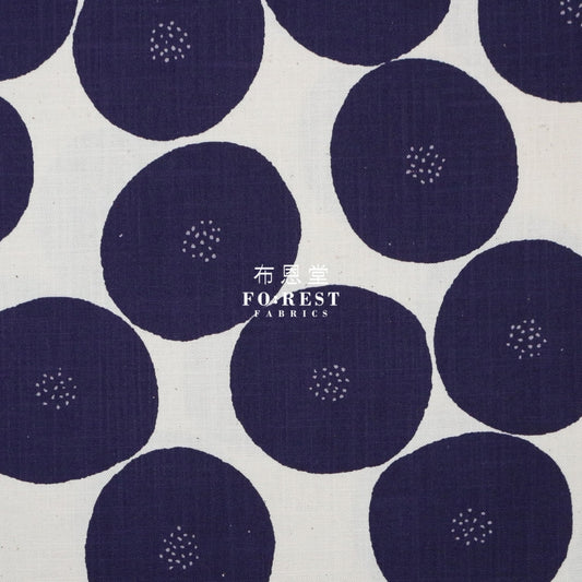 Muddy Works - Canvas Anpan Bread Fabric Navy