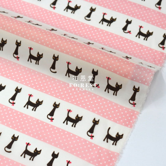 Nylon Waterproof - Cats Dotpink