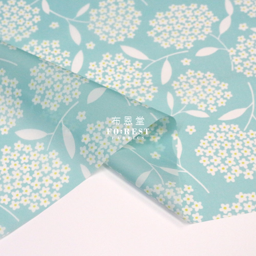 Nylon Waterproof - Flower Blue