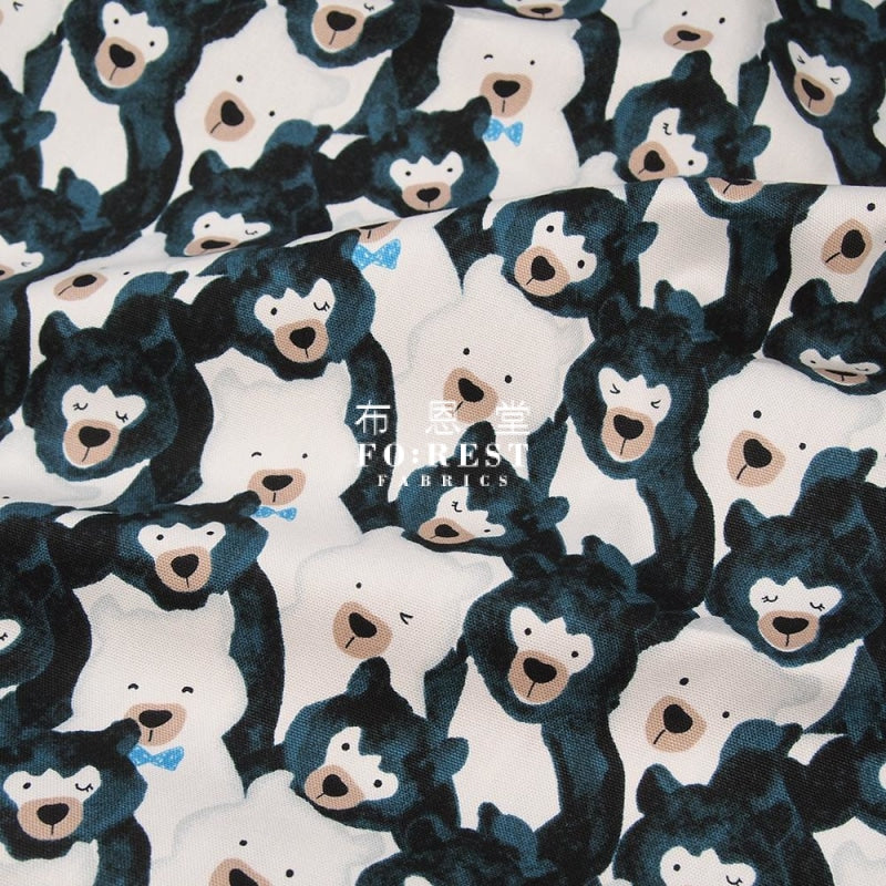 Oxford - Bear Fabric Blue