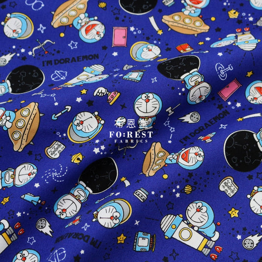 Oxford - Doraemon Bean Bread Blue Fabric (Member)