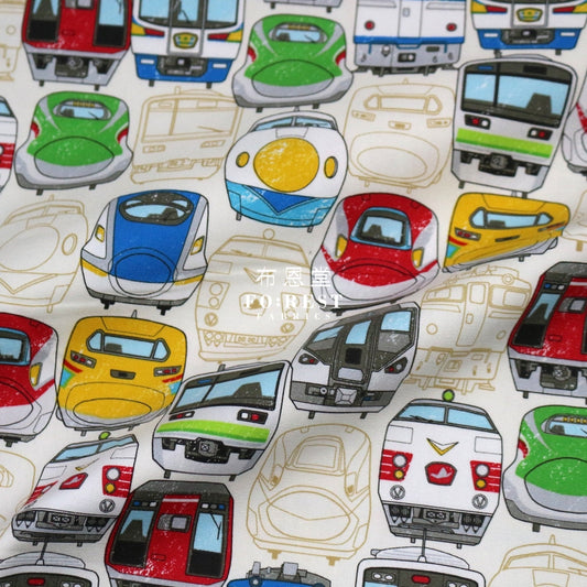 Oxford - Jr Train Fabric Cream Oxford