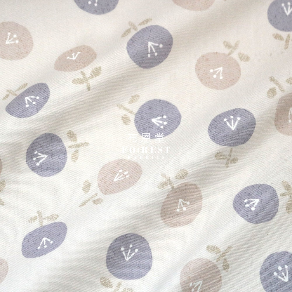 Oxford - Little Flower Fabric Lt.khaki Oxford