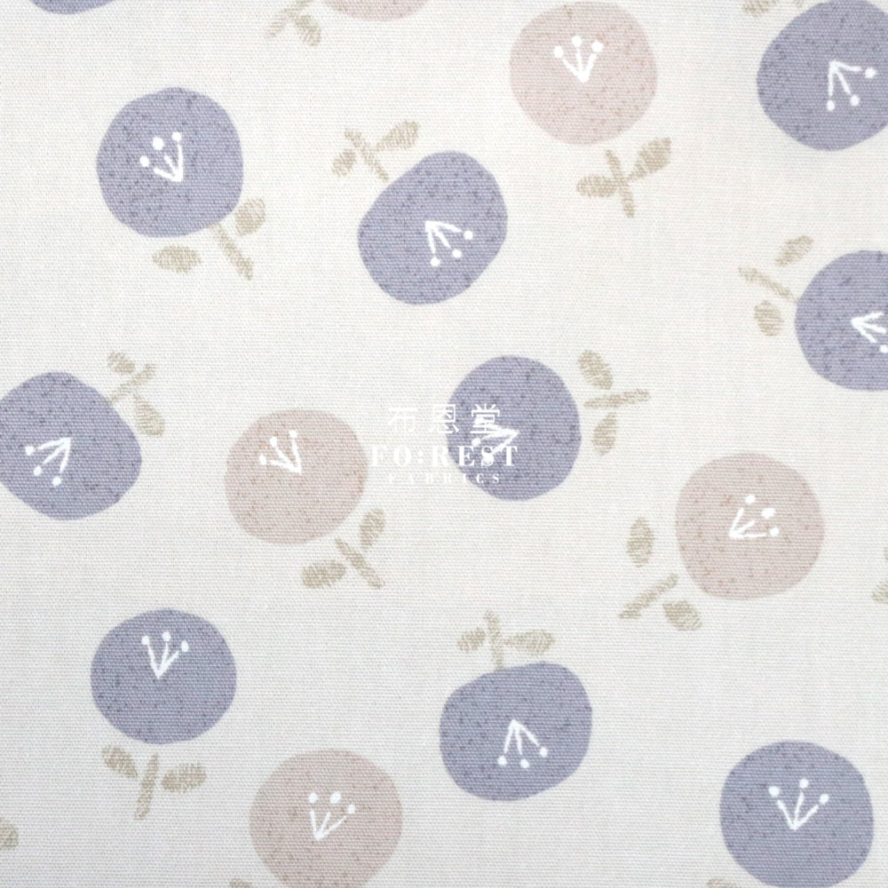 Oxford - Little Flower Fabric Lt.khaki Oxford