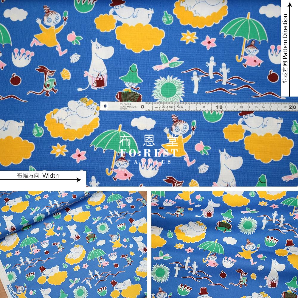 Oxford - Moomin Flower Fabric (Member) Oxford