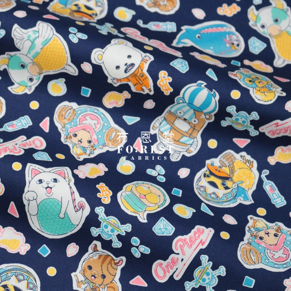 Oxford - One Piece Fabric (Member) C Navy Oxford