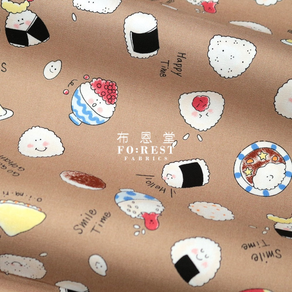 Oxford - Onigiri Dairy Fabric Brown