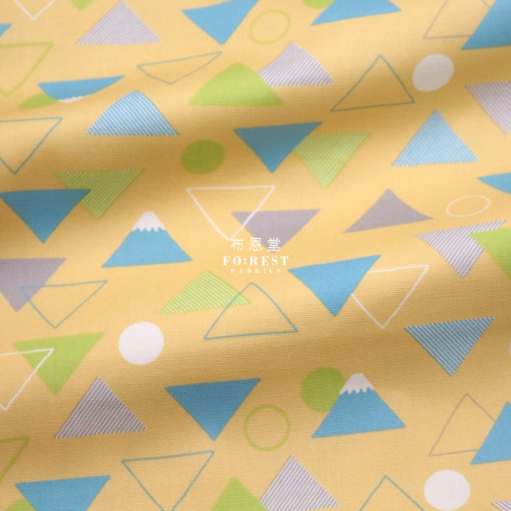 Oxford - Triangle Fuji Fabric Lt.yellow Oxford