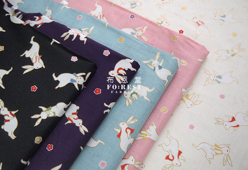Quilt Gate - cotton - rabbit dance fabric - forest-fabric