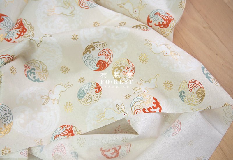 Quilt Gate - cotton - rabbit river fabric - FO:REST Fabric 布恩堂Liberty fabrictana lawnjapanese fabricykk zipper