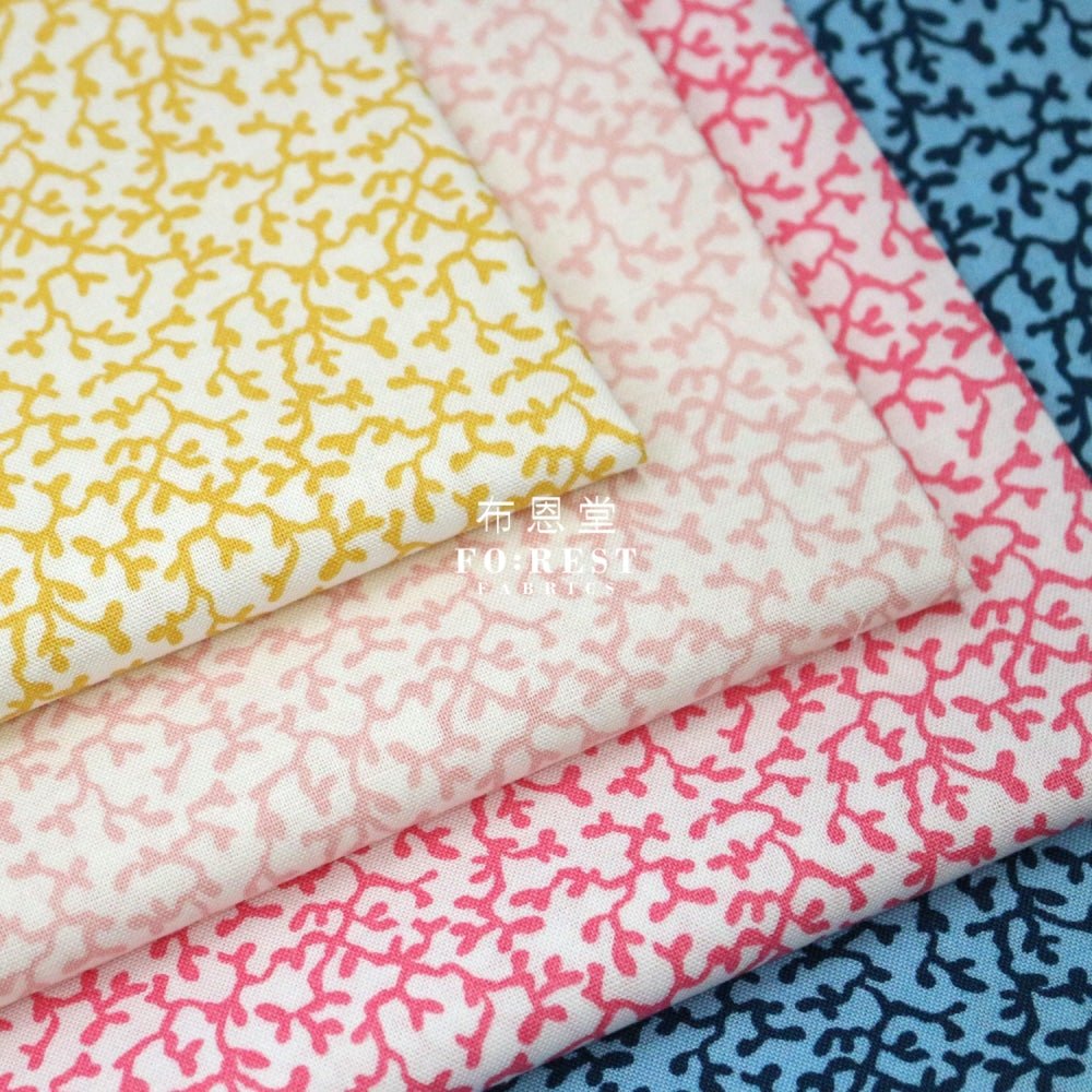 Quilting Liberty - Corallium C - FO:REST Fabric 布恩堂Liberty fabrictana lawnjapanese fabricykk zipper