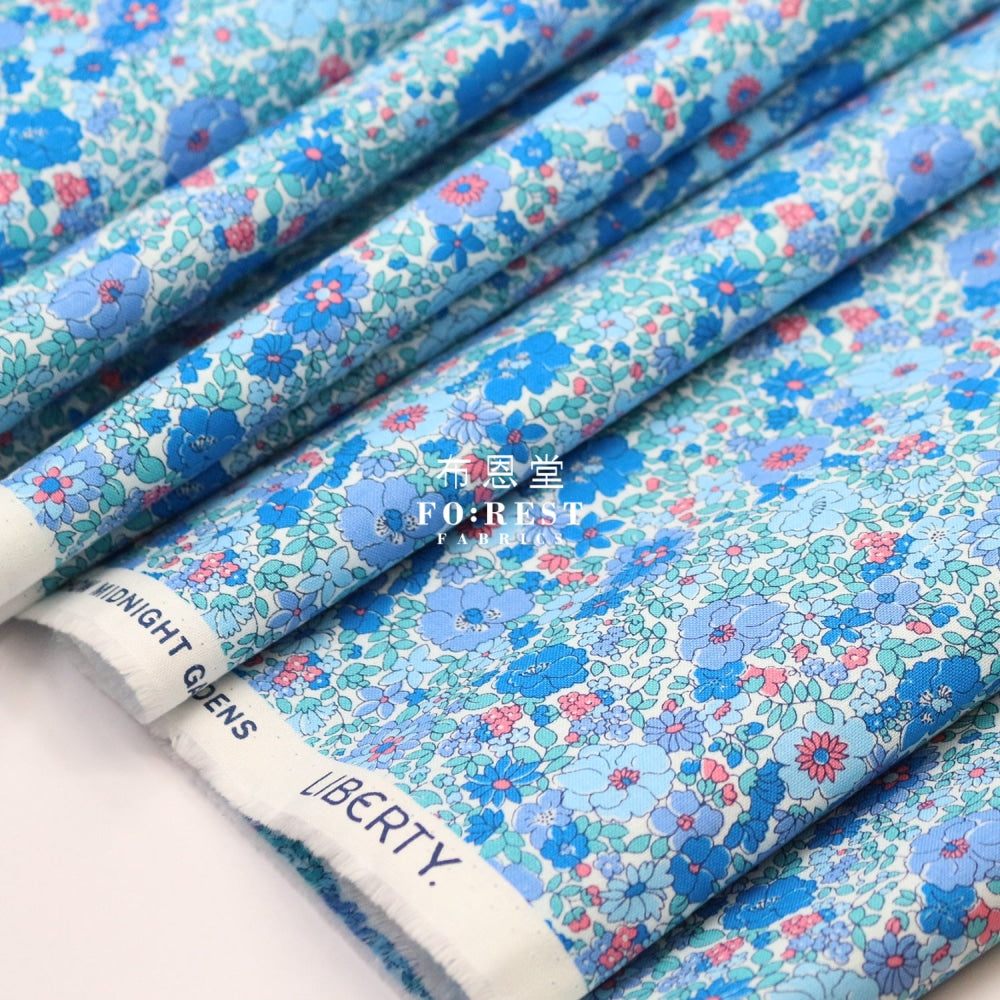 Quilting Liberty - Midnight Garden Arley Garden Lasenby Cotton