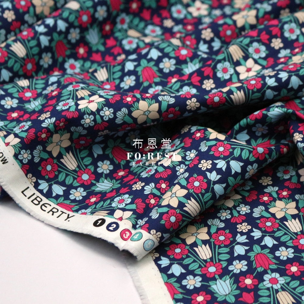 Quilting Liberty - Midnight Garden Hampstead Meadow Lasenby Cotton
