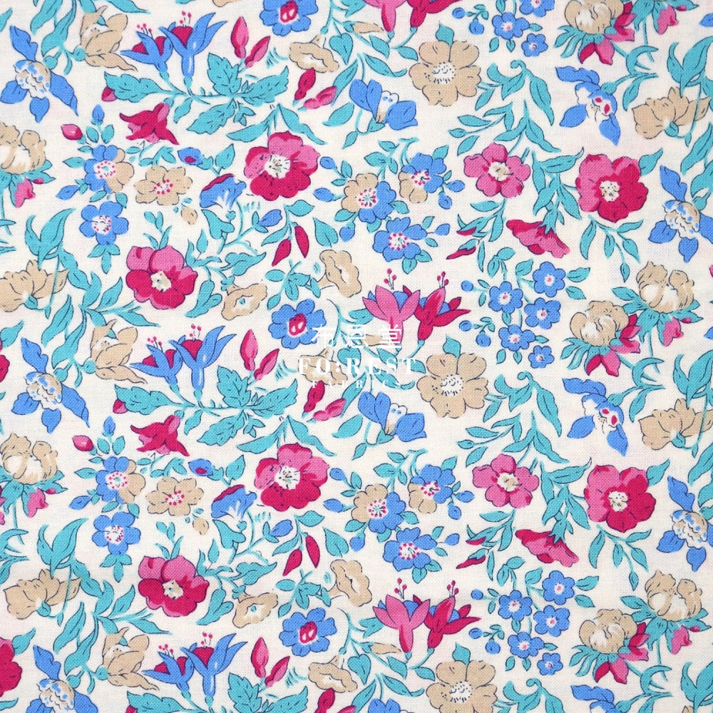 Quilting Liberty - Midnight Garden Mamie Lasenby Cotton