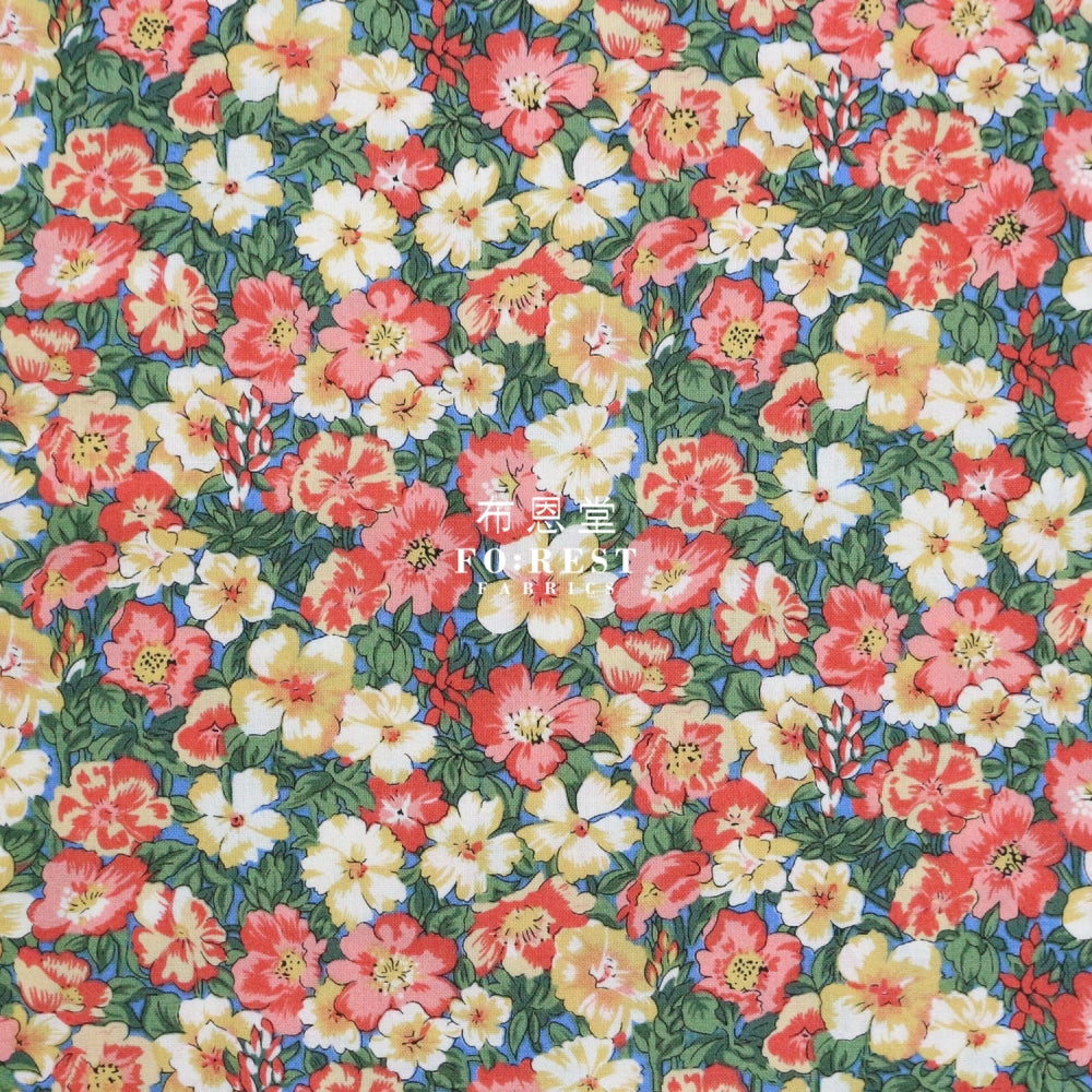 Quilting Liberty - Peach Bloom A Lasenby Cotton