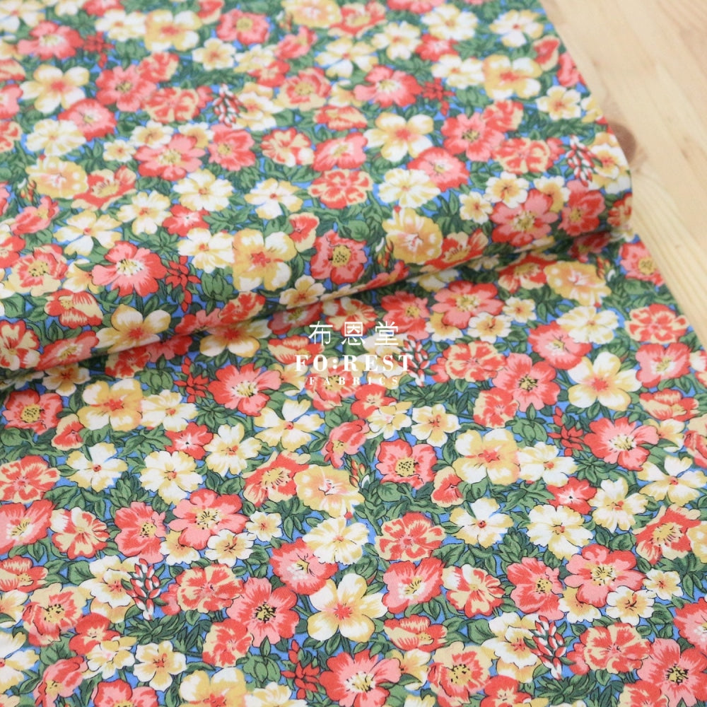 Quilting Liberty - Peach Bloom A Lasenby Cotton