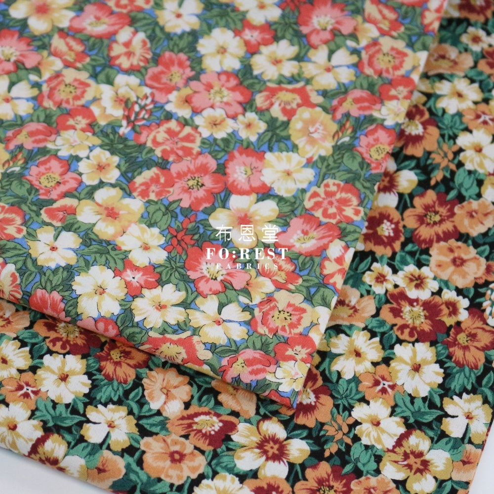 Quilting Liberty - Peach Bloom B Lasenby Cotton