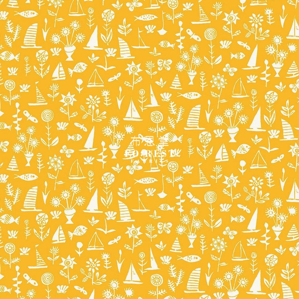 Quilting Liberty - Sealife C Lasenby Cotton