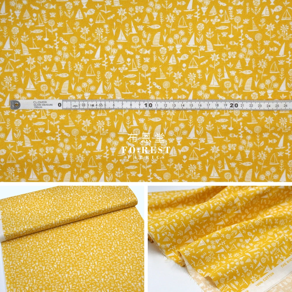 Quilting Liberty - Sealife C Lasenby Cotton