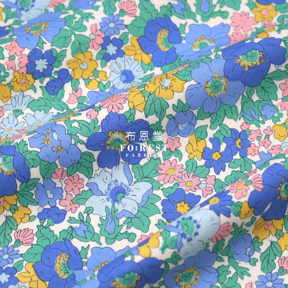 Quilting Liberty - Sunrise Cosmos Flower Lasenby Cotton