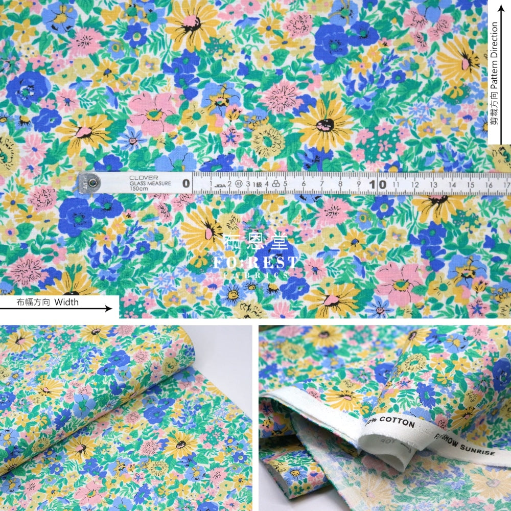 Quilting Liberty - Sunrise Malvern Meadow Lasenby Cotton