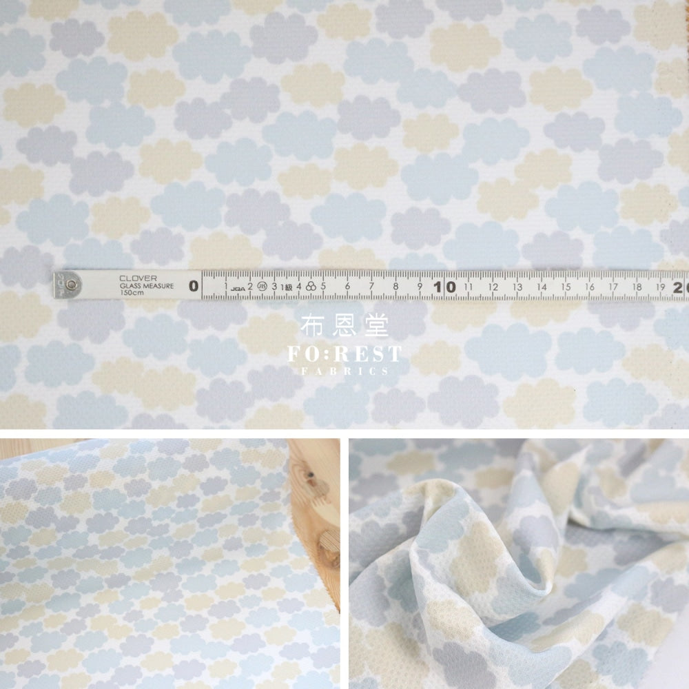 Swing Cool Knit - Cloud Fabric Blue Polyester