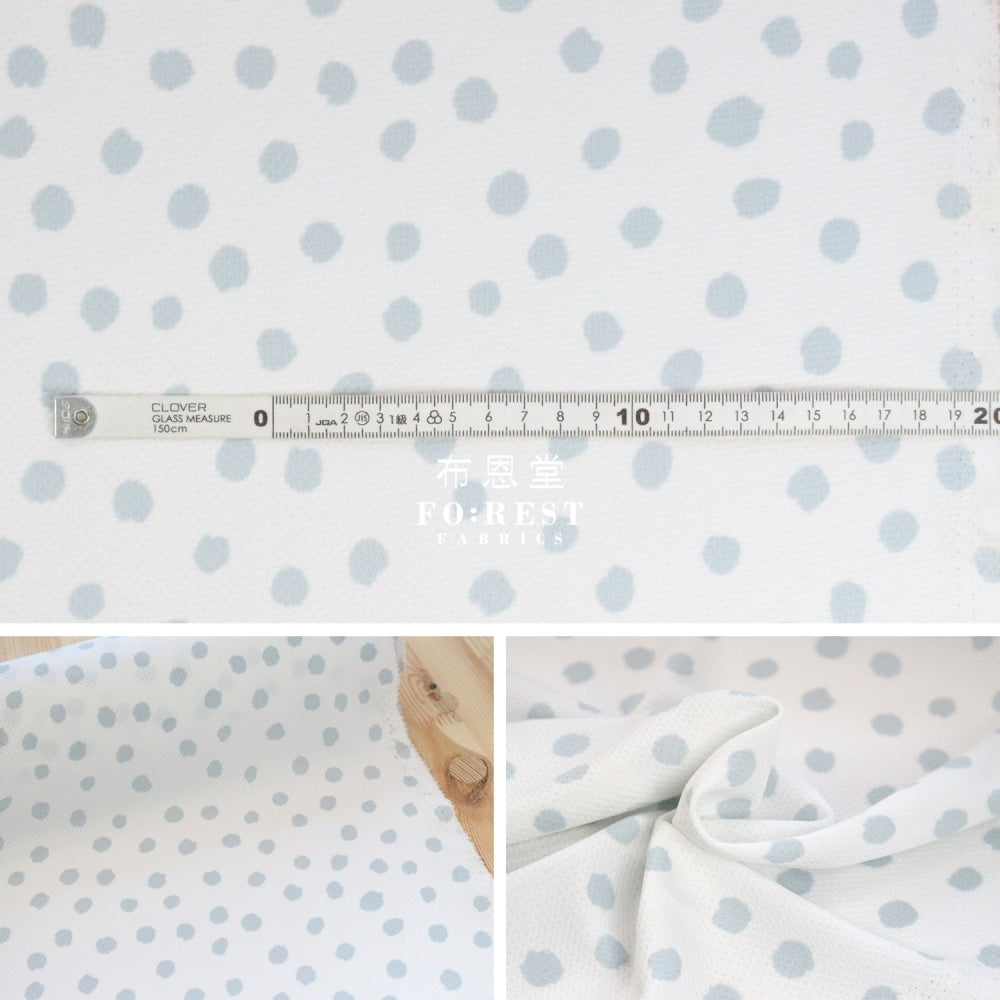 Swing Cool Knit - Dot Fabric Gray Polyester