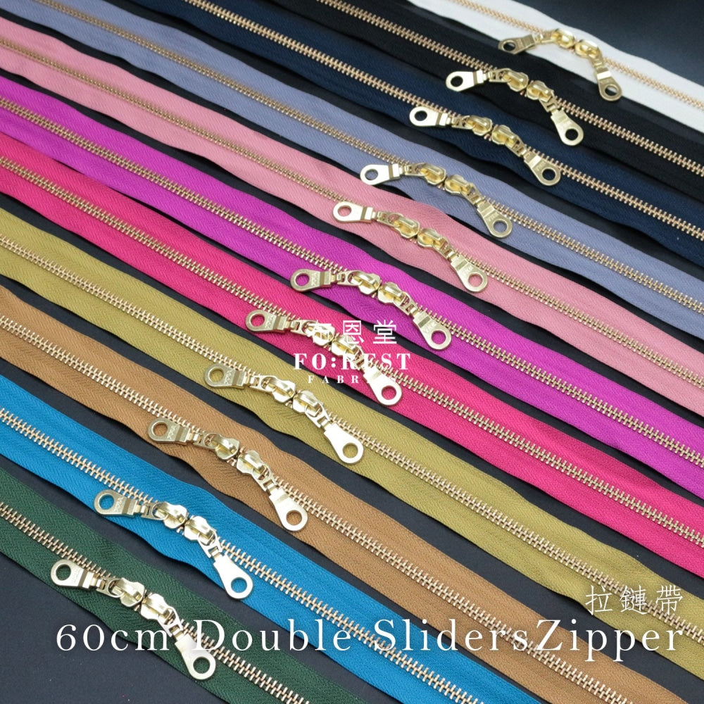 Ykk60Cm Double Silder Zippers Zipper