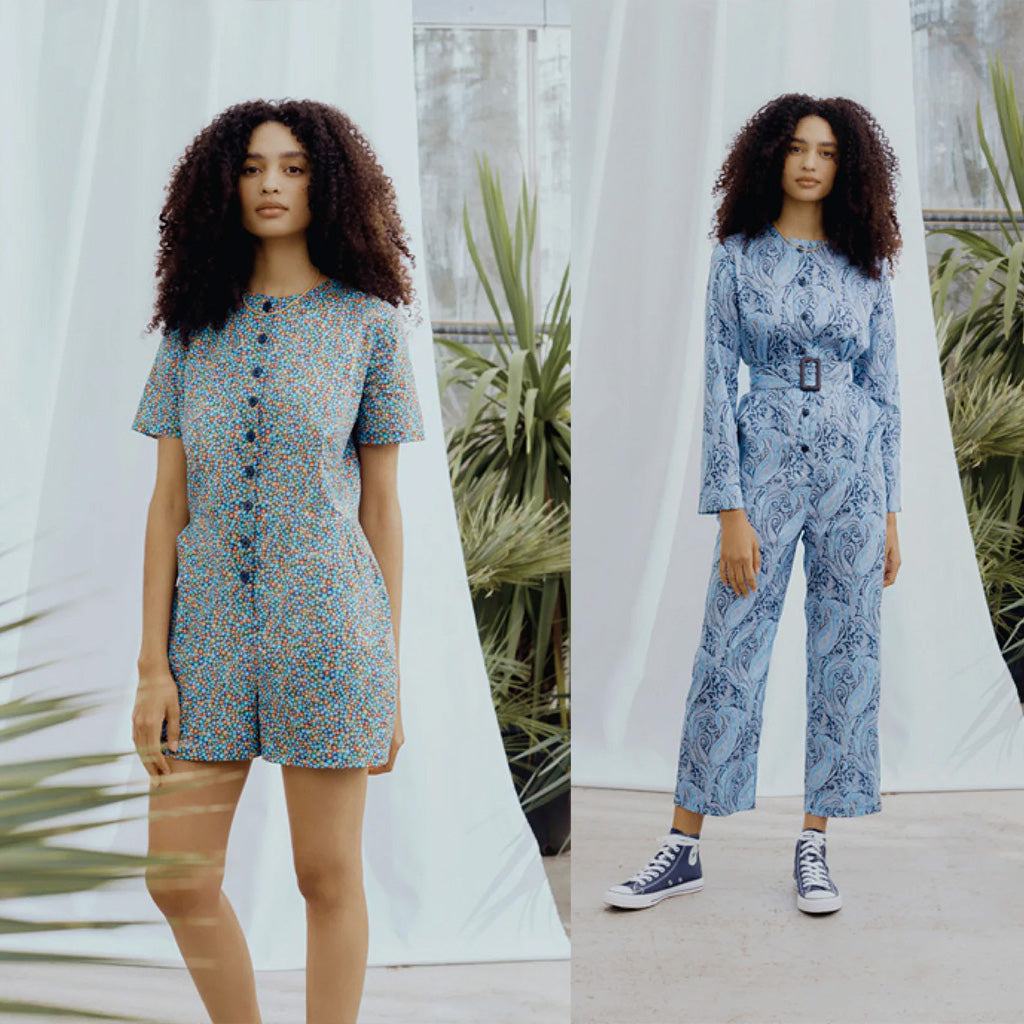 Zadie Boiler Suit Ladies Set - Liberty Paper pattern