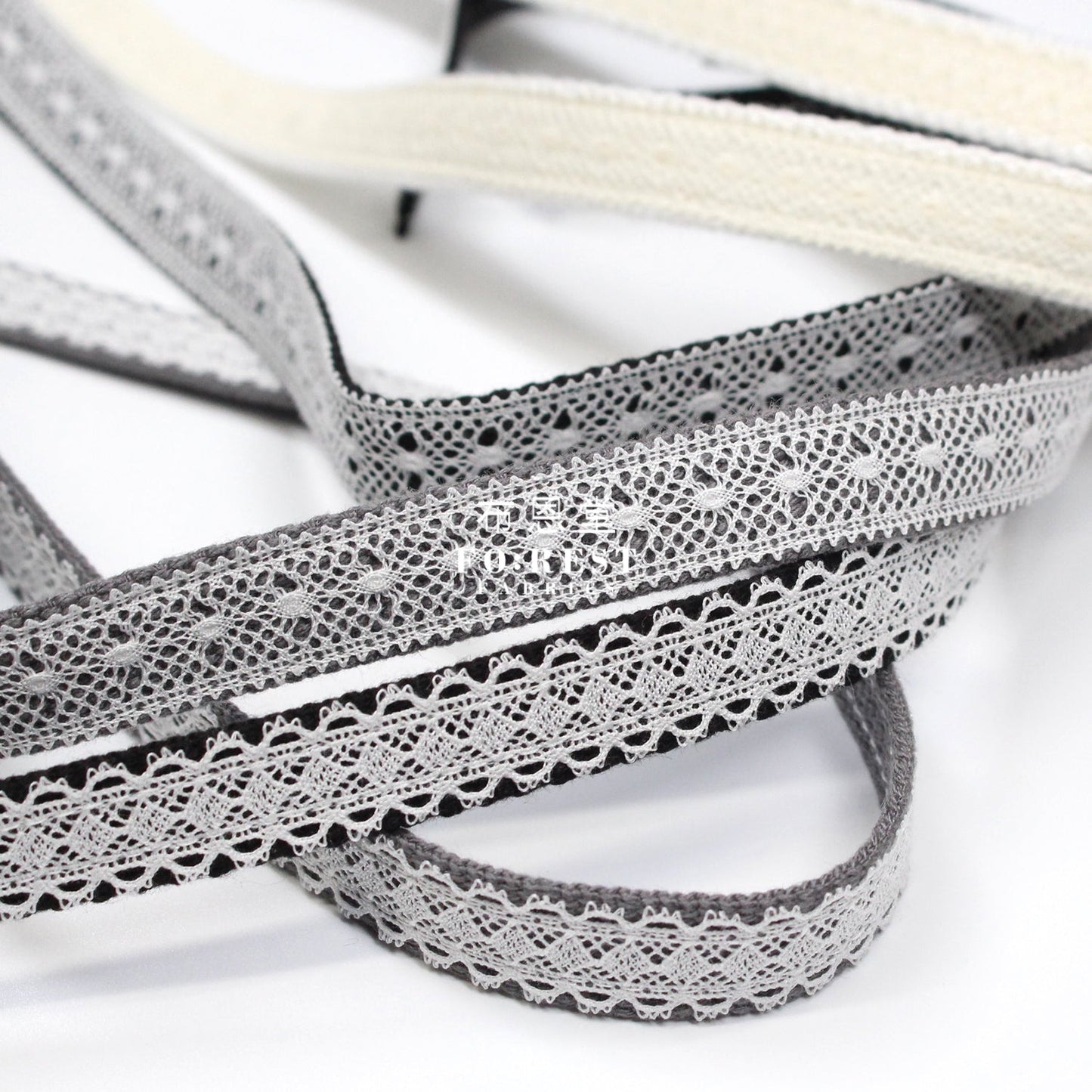 1.5Cm Lace Webbing Tape 蕾絲織帶 - 50Cm Bias