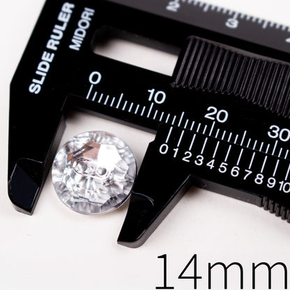 10 14mm Diamond style Button Buttons - FO:REST Fabric 布恩堂Liberty fabrictana lawnjapanese fabricykk zipper