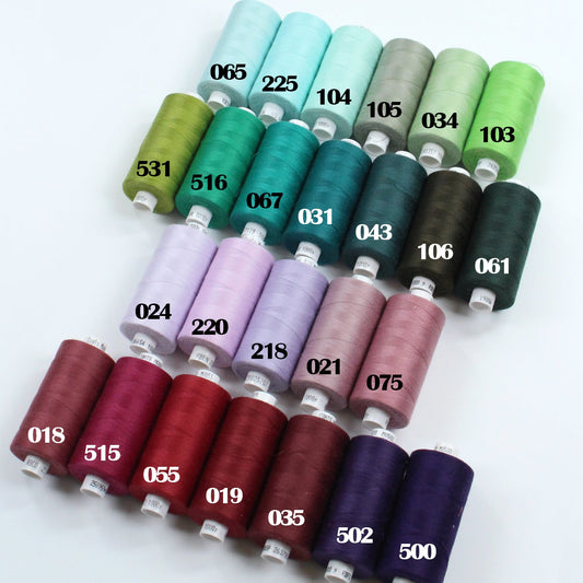 1000yds Coats Polyester Sewing Thread 車縫線 2 - FO:REST Fabric 布恩堂Liberty fabrictana lawnjapanese fabricykk zipper