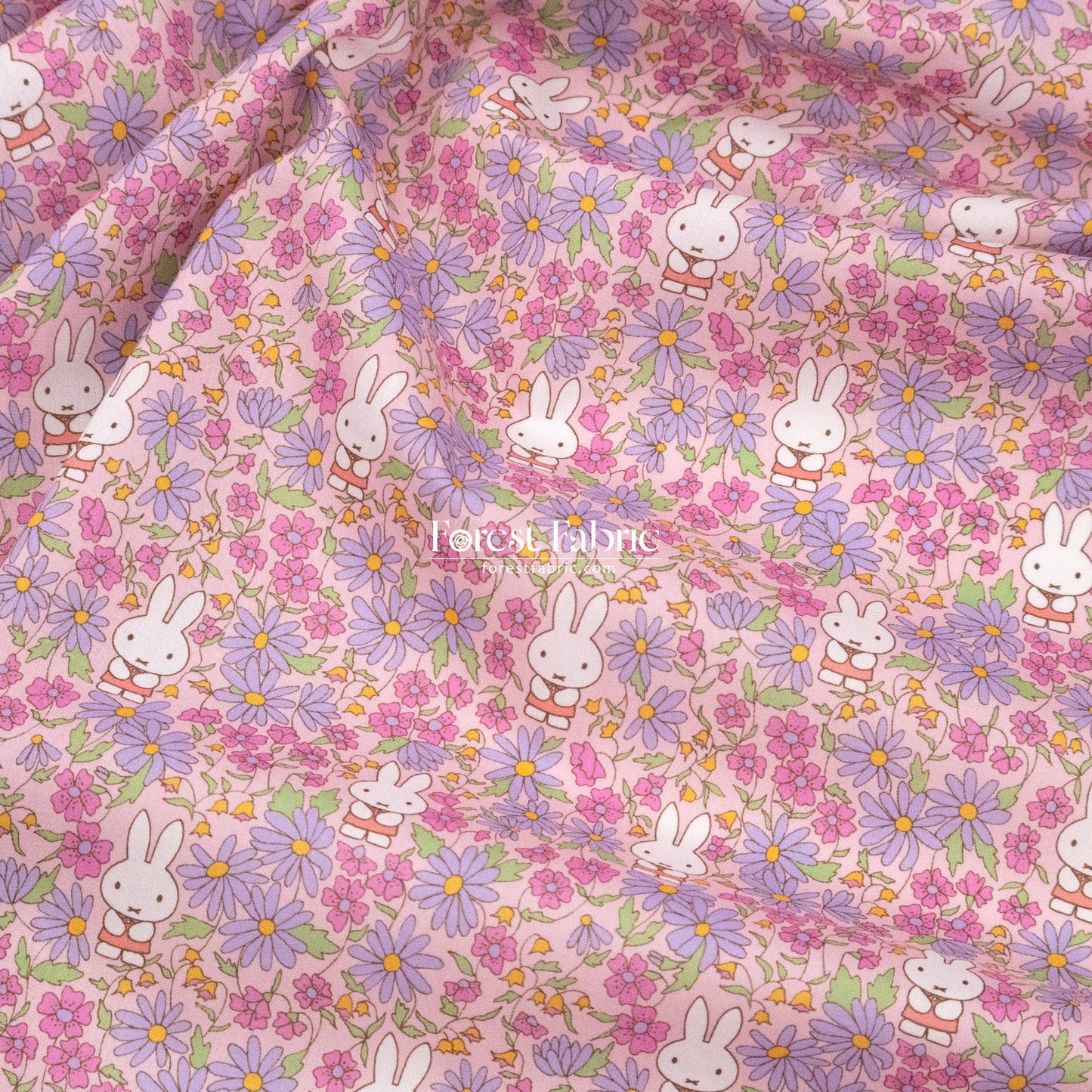 Liberty of London (Cotton Tana Lawn Fabric) - Miffy PRAIRIE DAY