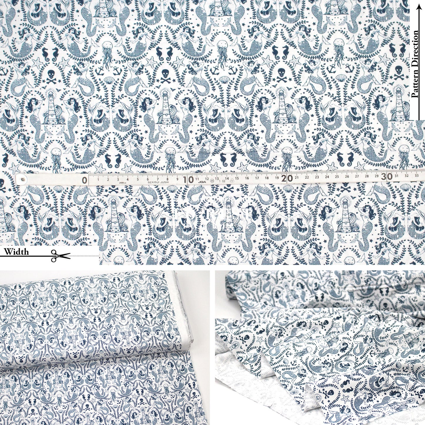 cotton - Sailor Salty Colony fabric