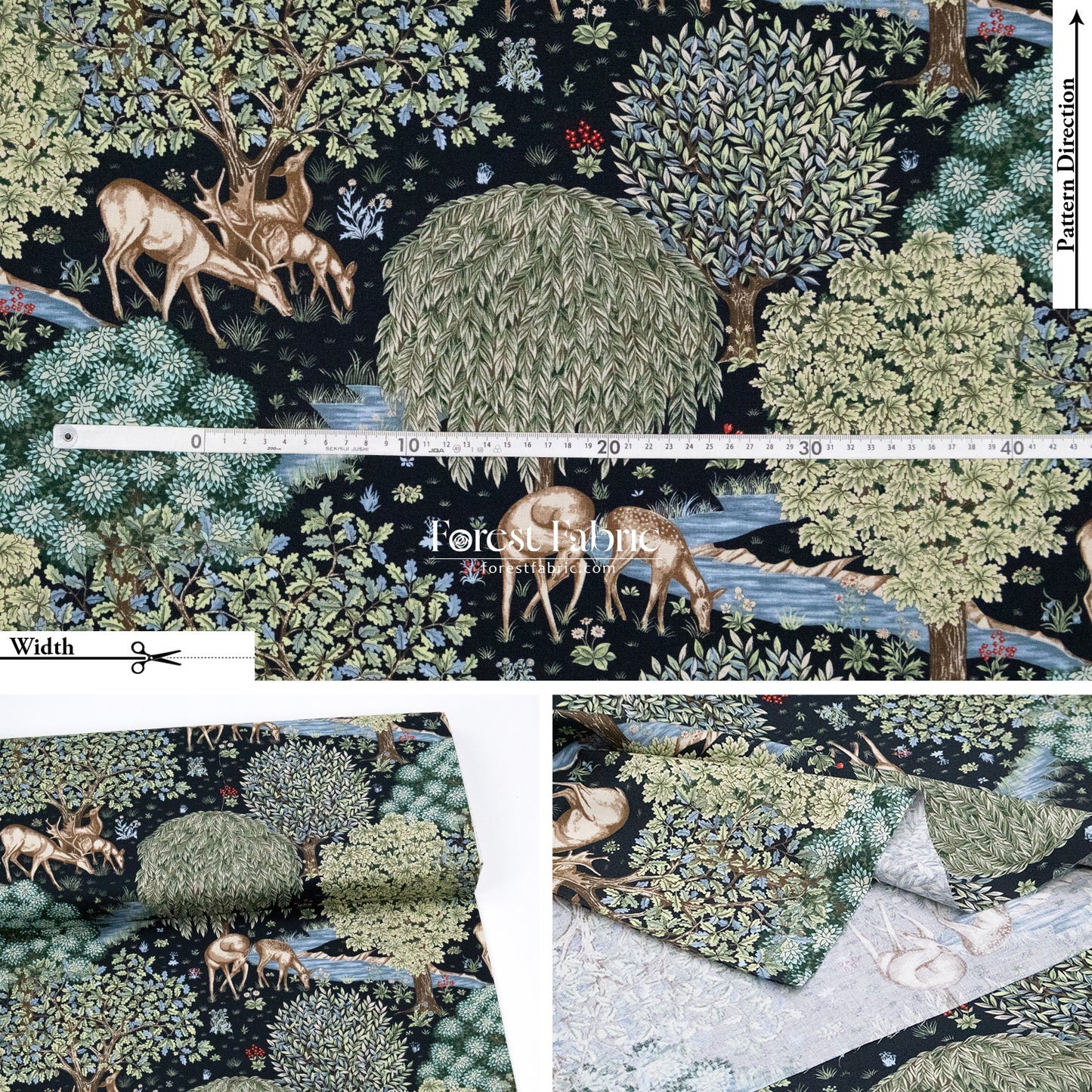 cotton - The Art of William Morris fabric 2