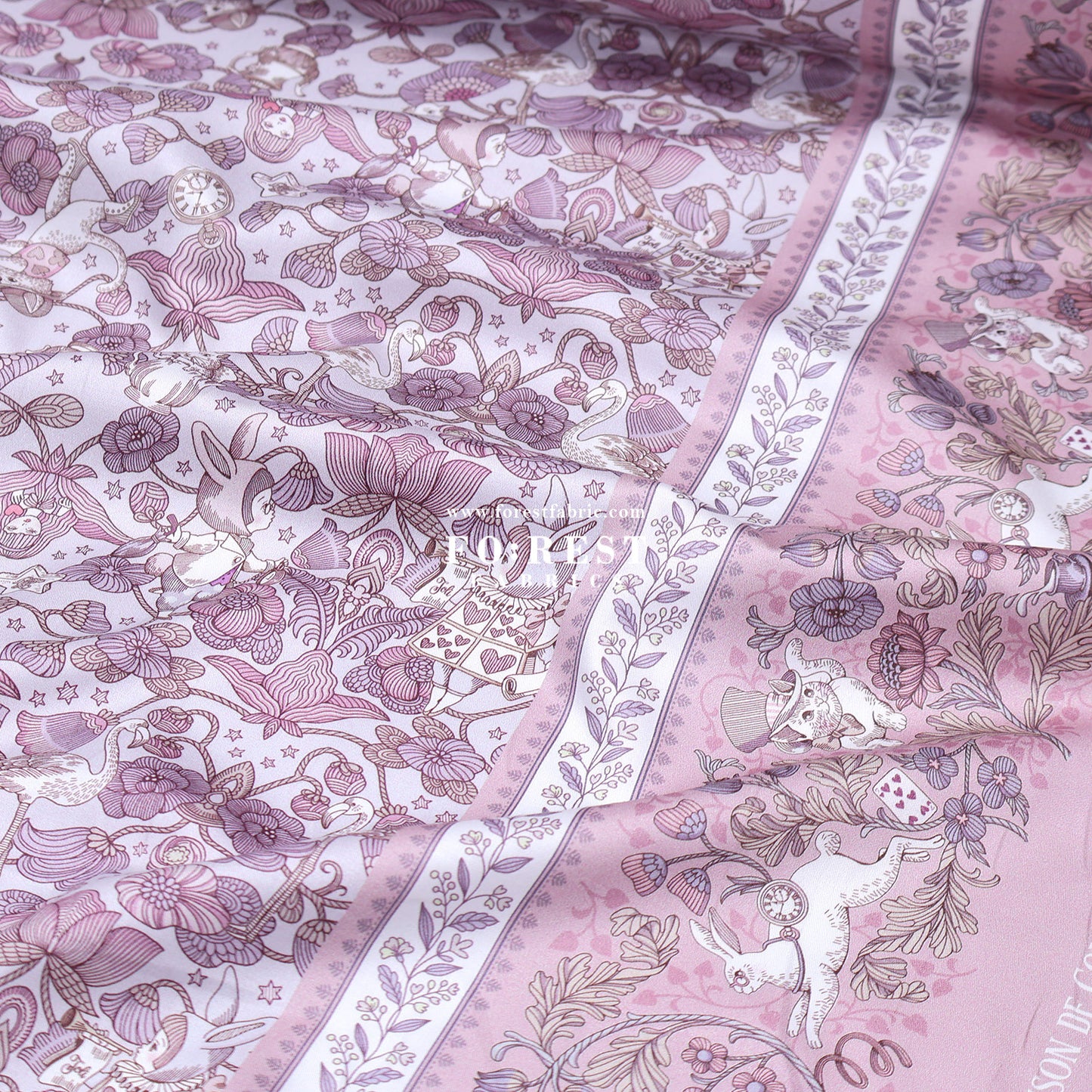 Satin Super Cotton - JoliFleur Poisonberry Thief fabric
