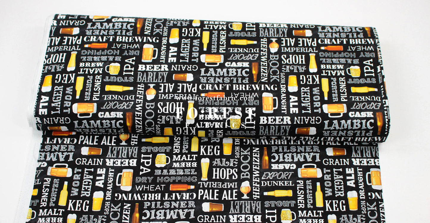 cotton - Beer fabric