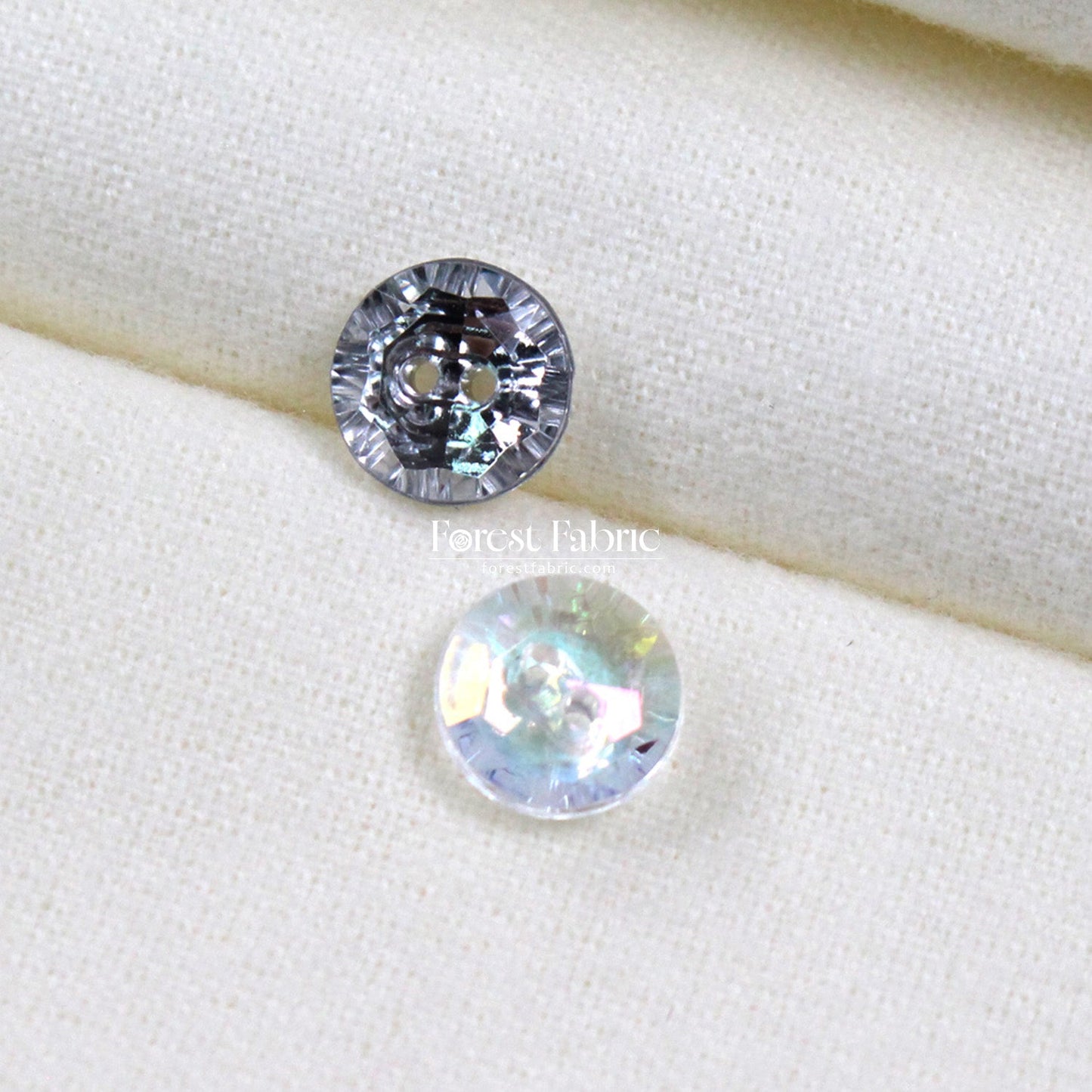 10mm Jewel - Cut Faceted Buttons - FO:REST Fabric 布恩堂Liberty fabrictana lawnjapanese fabricykk zipper