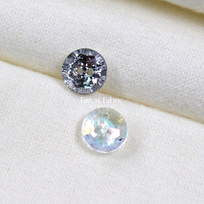 10mm Jewel - Cut Faceted Buttons - FO:REST Fabric 布恩堂Liberty fabrictana lawnjapanese fabricykk zipper