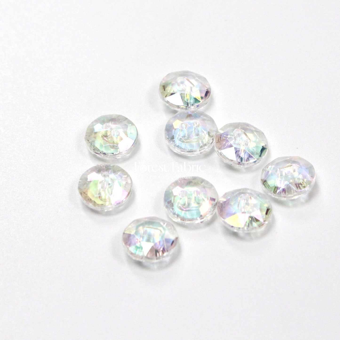 10mm Jewel - Cut Faceted Buttons - FO:REST Fabric 布恩堂Liberty fabrictana lawnjapanese fabricykk zipper