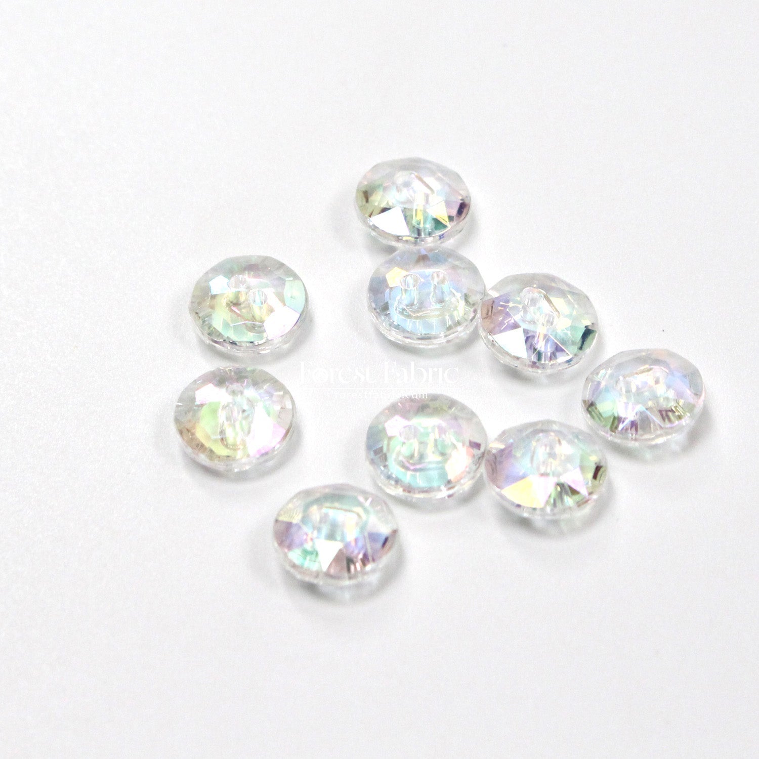 10mm Jewel - Cut Faceted Buttons - FO:REST Fabric 布恩堂Liberty fabrictana lawnjapanese fabricykk zipper
