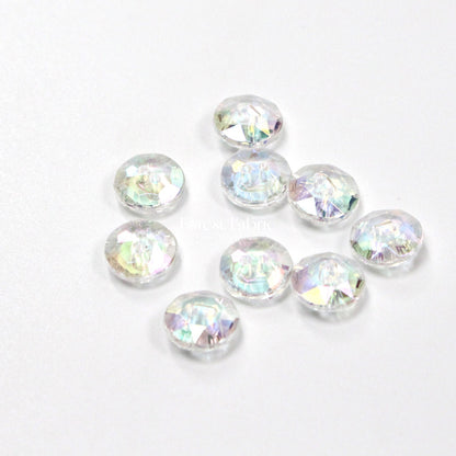 10mm Jewel - Cut Faceted Buttons - FO:REST Fabric 布恩堂Liberty fabrictana lawnjapanese fabricykk zipper