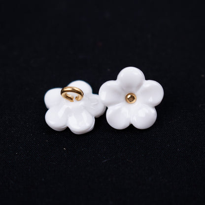 11.5 13mm Jasmine Buttons - FO:REST Fabric 布恩堂Liberty fabrictana lawnjapanese fabricykk zipper