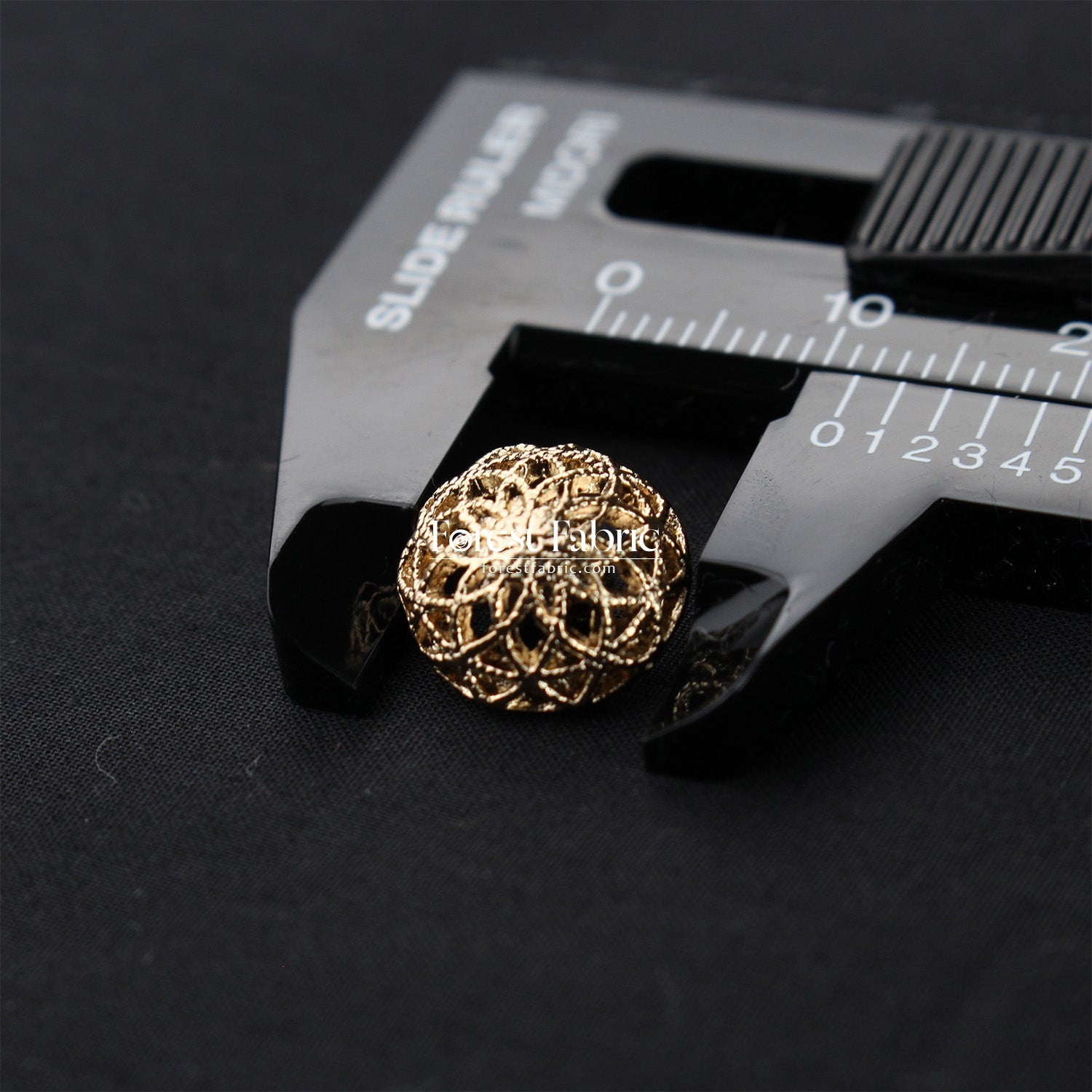11.5/15mm Dome Filigree Floral Buttons - FO:REST Fabric 布恩堂Liberty fabrictana lawnjapanese fabricykk zipper