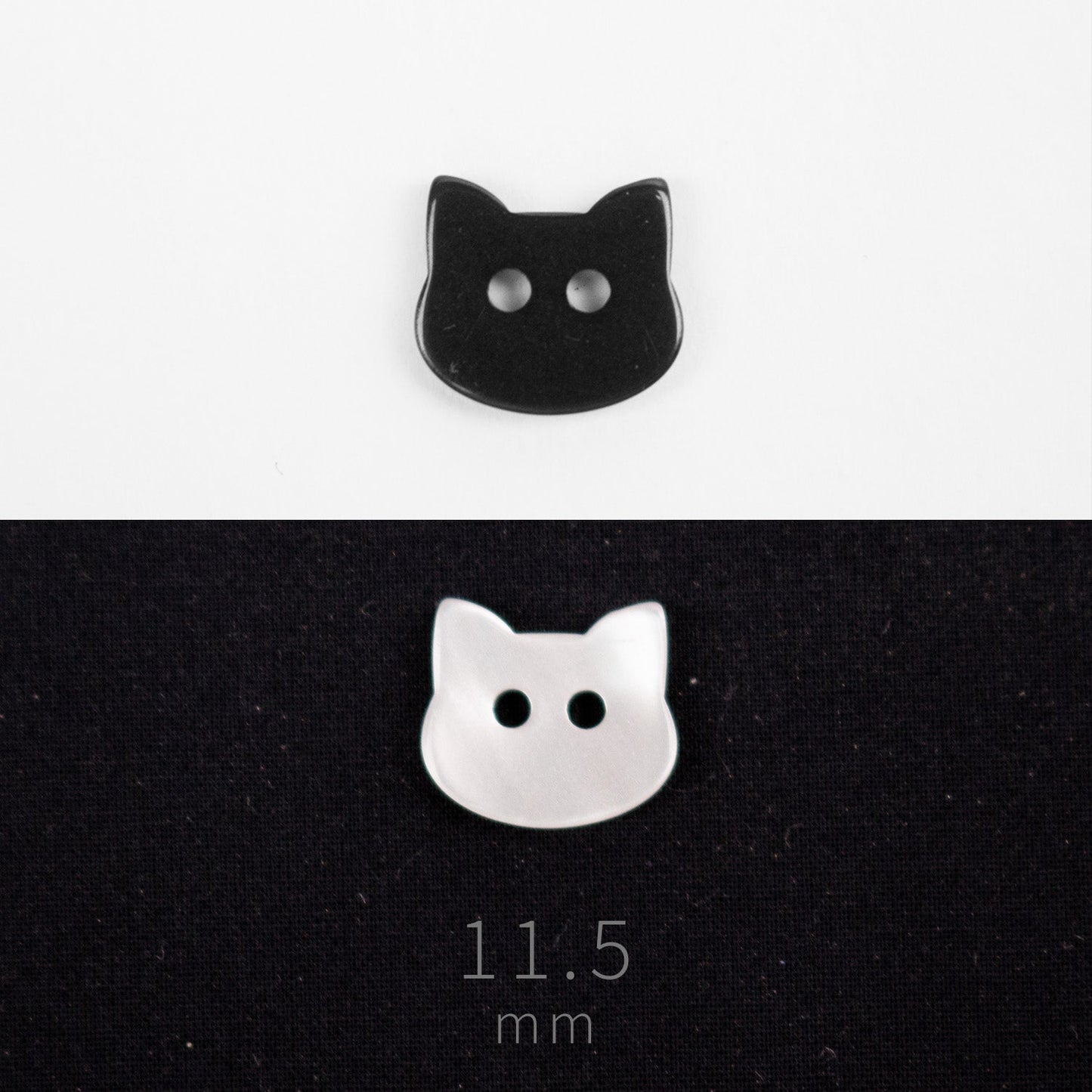 11.5mm Cat head Buttons - FO:REST Fabric 布恩堂Liberty fabrictana lawnjapanese fabricykk zipper