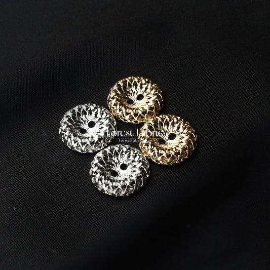 11.5mm Exquisite Braided Edge Buttons - FO:REST Fabric 布恩堂Liberty fabrictana lawnjapanese fabricykk zipper