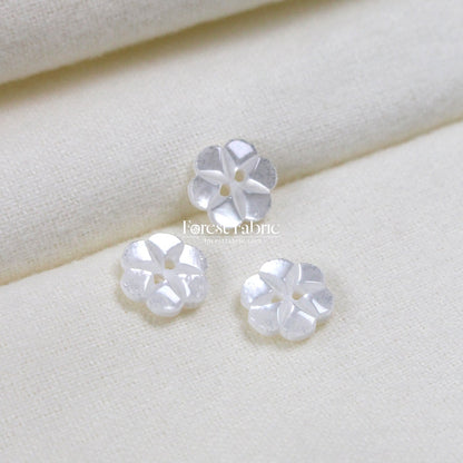 11.5mm Iridescent Blooms Buttons - FO:REST Fabric 布恩堂Liberty fabrictana lawnjapanese fabricykk zipper