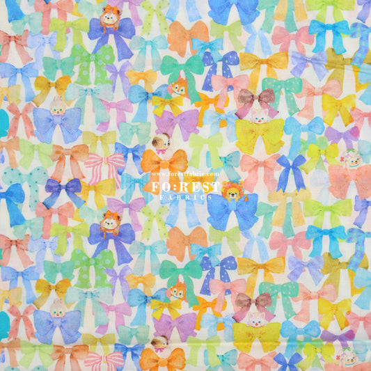 cotton - Ribbon Collector fabric Milky